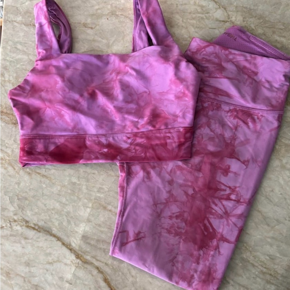Calia Pink Tie-Dye Women's Active Set